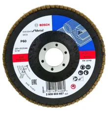 Круг лепестковый орцевой Bosch 125х22.2мм K60 Bosch_2608603657