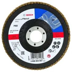 Круг лепестковый орцевой Bosch 125х22.2мм K60 Bosch_2608603657