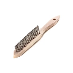 Щетка ручная для угловых швов (нерж) Wire Straight 0,35 mm LESSMANN