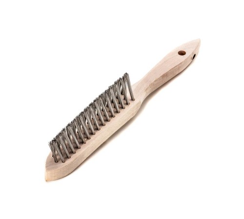 Щетка ручная для угловых швов (нерж) Wire Straight 0,35 mm LESSMANN