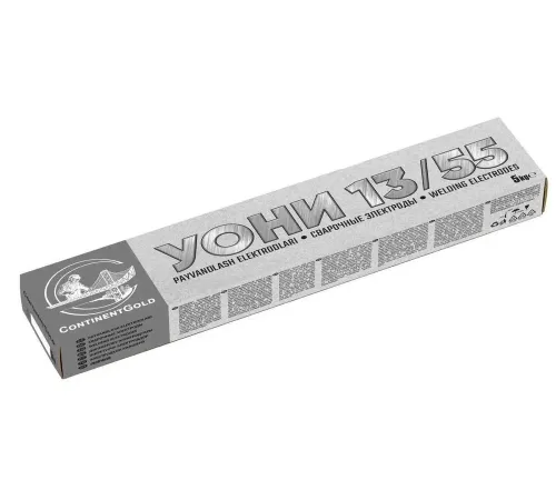 Электроды сварочные УОНИ-13/55 ТМ ContinentGold д 3 мм: уп 5 кг_Монолит SOLUT|