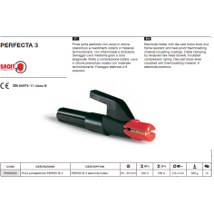Электрододержатель PERFECTA SACIT 250A 3 PIN000022