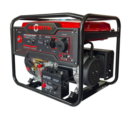 Генератор бензиновый Magnetta, GFE-A8000  6кВт, 220В
