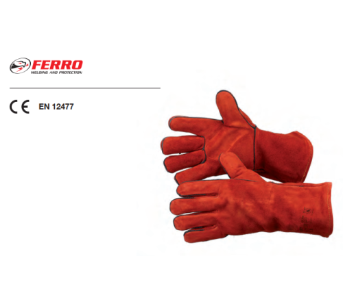 Краги сварщика Welder R (s10) (в уп. 12 шт) FERRO F20050R