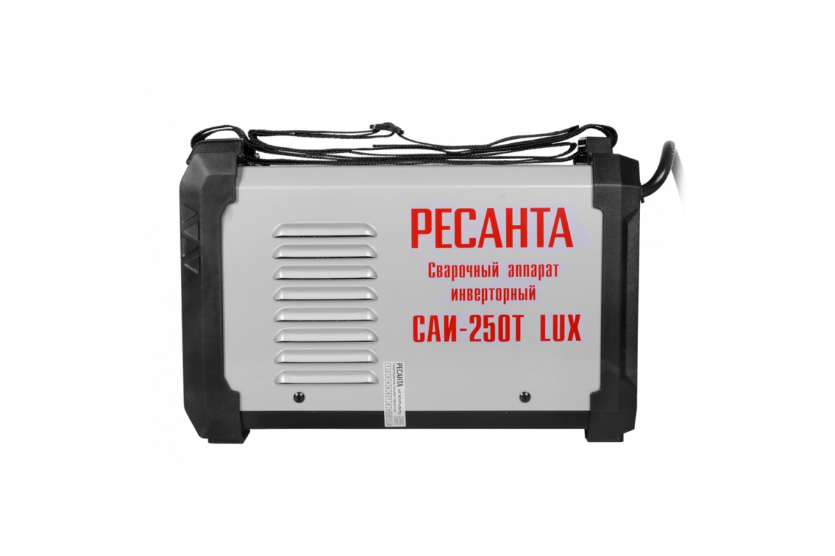 Аппарат сварочный РЕСАНТА САИ-190T LUX (ΜΜΑ, 220 Β, 10-190Α, ΠΗ 70%, 3,3 кг), комплект А 65/70