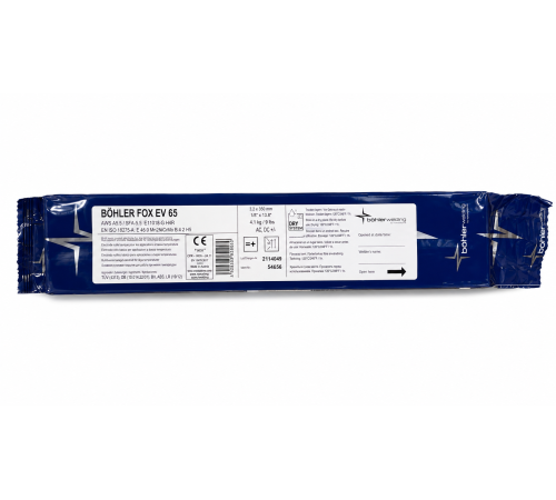 Электроды FOX EV 65 4,0x450 мм (E8018-G H4 R)_Bohler