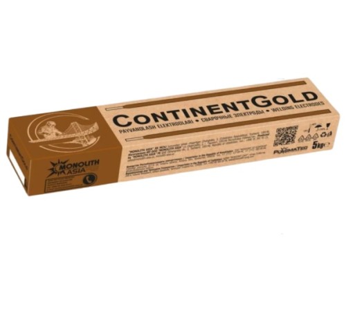 Электроды сварочные МР-3 (Gold) ТМ ContinentGold д 4 мм: уп 5 кг_Монолит SOLUT|