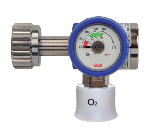 Регулятор балонный MEDIREG II O2 W21,8x1/14 DIN QC_GCE_0724160
