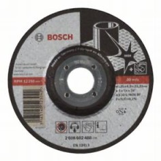 Круг обдирочный BOSCH AZIA Exper по нерж 125 x 6 mm выпуклый 2608602488