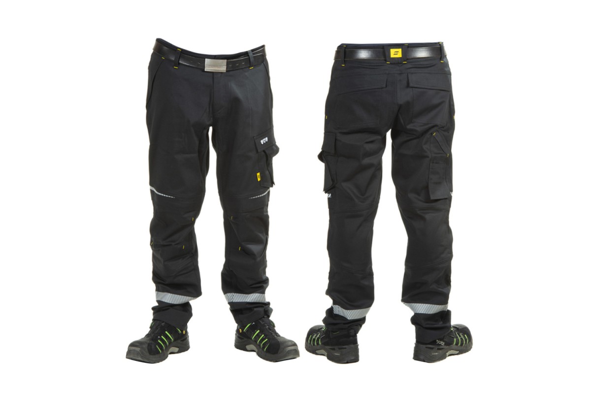 Брюки сварщика ESAB MW2000 FR (чёрные, р. L, рост 174-182 см)