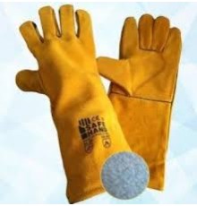 Краги сварочные из спилка  разм. 40см утепленные_ SHWG-FR_SAFE HAND SOLUT|