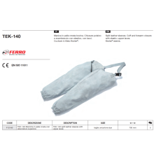 Нарукавники кожаные TEK-140_Ferro AZIA