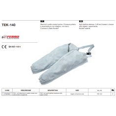 Нарукавники кожаные Ferro TEK-140
