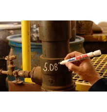 Маркер с твердой краской Markal Quik Stik Mini Paintstik 6мм WHITE 61126 SOLUT|