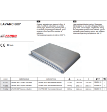 Покрывало сварочное LAVARC 600° 2x3m _FERRO