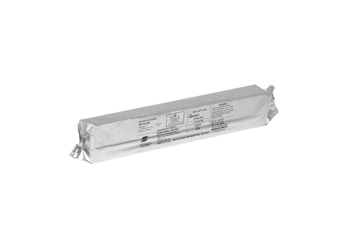 Электроды ESAB OK 61.63 ф 2,5 мм, пачка 2 кг (6163253VVR)