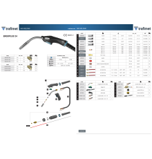 Горелка ERGOPLUS 24 5m EURO_Trafimet AZIA