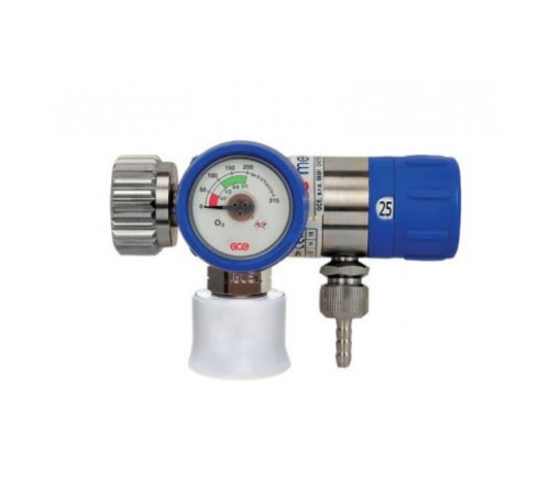Регулятор балонный MEDISELECT II 25 QC O2 W21,8+DIN QC_GCE_0720217