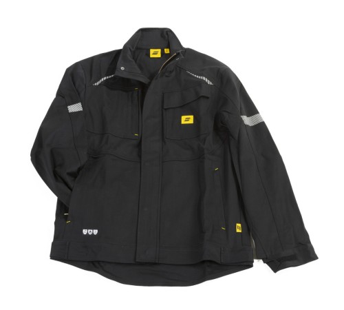 Куртка сварщика ESAB MW2000 FR (чёрная, р. L, рост 174-182 см)