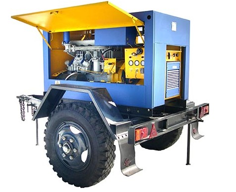 Агрегат передвижной сварочный 250 400А  с дизельным двигателем Агрегат передвижной сварочный 250 400А  с дизельным двигателем