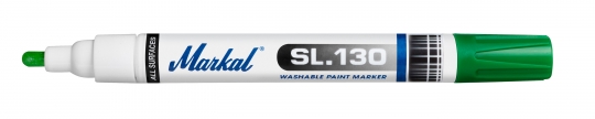 Маркер промышленный  с жидкой краской Markal SL 130 3мм WHITE 31200126 SOLUT|