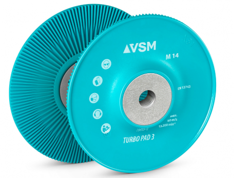 Оправка для фибровых кругов TURBO PAD 3 125mm_VSM AZIA