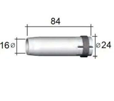 Сопло газовое цилиндрическое D 19,0/84,0_Binzel