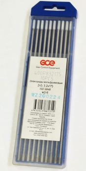 Электрод вольфрамовый WC-20 Серый 3,0х175 мм_GCE
